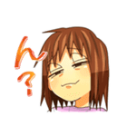 ジト目の女の子（個別スタンプ：33）