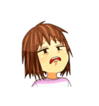 ジト目の女の子（個別スタンプ：38）