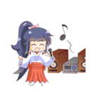 巫女の一日。（個別スタンプ：23）