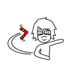 メガネマスク（個別スタンプ：18）