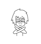 メガネマスク（個別スタンプ：26）
