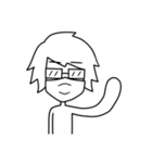 メガネマスク（個別スタンプ：28）