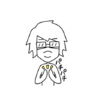 メガネマスク（個別スタンプ：35）