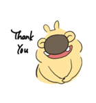Yellow Bear funny life（個別スタンプ：7）
