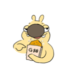 Yellow Bear funny life（個別スタンプ：12）