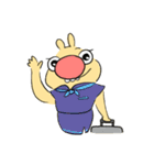 Yellow Bear funny life（個別スタンプ：14）