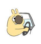 Yellow Bear funny life（個別スタンプ：35）