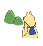 Yellow Bear funny life（個別スタンプ：37）