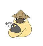 Yellow Bear funny life（個別スタンプ：40）