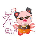 Pig-chan Sunglasses（個別スタンプ：7）