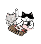 The daily life of two Cats I know（個別スタンプ：18）