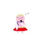 Pink Pigeon（個別スタンプ：12）