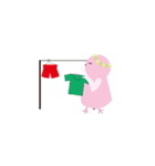 Pink Pigeon（個別スタンプ：33）