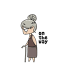 Cool Grandma (EN)（個別スタンプ：34）