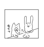 連投漫画1コマねこうさぎ第2弾（個別スタンプ：7）