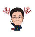 青柳竜正と愉快な仲間達（個別スタンプ：3）
