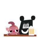 Taiwan Bar Lucky Five: Beer and friends（個別スタンプ：35）
