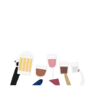 Taiwan Bar Lucky Five: Beer and friends（個別スタンプ：40）
