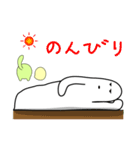 シロオバケとミドリとキイロ（個別スタンプ：37）