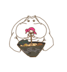 Dou Zi Round and girl iki（個別スタンプ：14）