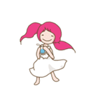 Dou Zi Round and girl iki（個別スタンプ：28）