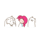 Dou Zi Round and girl iki（個別スタンプ：38）