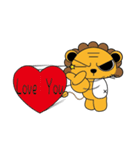 Bun cat ＆ Dumplings lion（個別スタンプ：4）