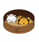 Bun cat ＆ Dumplings lion（個別スタンプ：9）