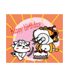 Bun cat ＆ Dumplings lion（個別スタンプ：11）
