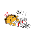 Bun cat ＆ Dumplings lion（個別スタンプ：27）