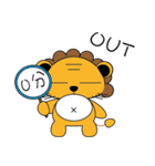 Bun cat ＆ Dumplings lion（個別スタンプ：34）