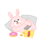The fatty rabbit's daily life（個別スタンプ：5）