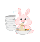 The fatty rabbit's daily life（個別スタンプ：6）