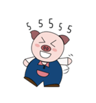 lovely piggy.（個別スタンプ：9）