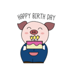 lovely piggy.（個別スタンプ：14）
