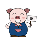 lovely piggy.（個別スタンプ：19）