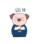 lovely piggy.（個別スタンプ：21）
