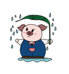 lovely piggy.（個別スタンプ：22）