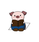 lovely piggy.（個別スタンプ：30）