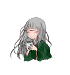 美少女一つめだまスタンプ（個別スタンプ：6）