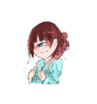 美少女一つめだまスタンプ（個別スタンプ：8）