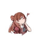 美少女一つめだまスタンプ（個別スタンプ：16）