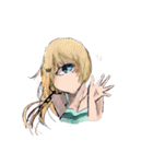 美少女一つめだまスタンプ（個別スタンプ：27）