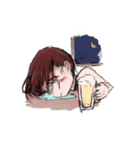 美少女一つめだまスタンプ（個別スタンプ：32）