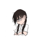美少女一つめだまスタンプ（個別スタンプ：40）