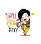 Pretty fat girl and very rich（個別スタンプ：2）