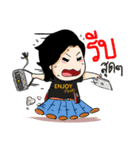Pretty fat girl and very rich（個別スタンプ：29）