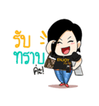 Pretty fat girl and very rich（個別スタンプ：30）
