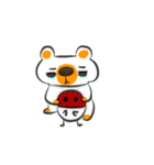 My teddy life(Simple life)（個別スタンプ：1）