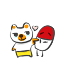 My teddy life(Simple life)（個別スタンプ：36）